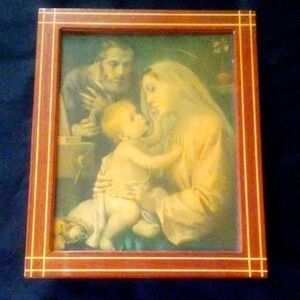 Vintage Catholic Last Rites /Sick Call Box (Circa 1949)